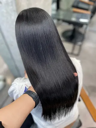 ロング カラー 髪質改善/堀江 ケアカラーtoshiのヘアスタイル