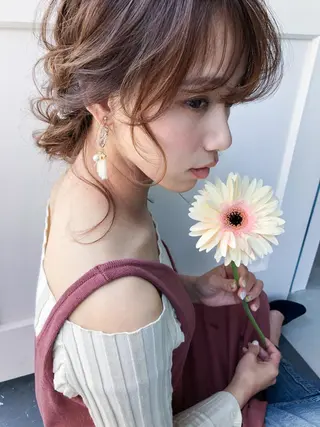 ヘアアレンジ ヘアールーム アートのヘアスタイル