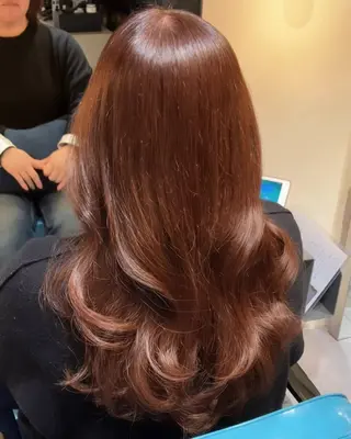 ロング ヘアアレンジ 艶髪/矯正/髪質改善 ヘアアレンジ/西梅田のヘアスタイル