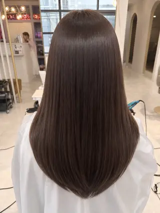 ロング レイヤー×縮毛矯正 中屋光貴のヘアスタイル