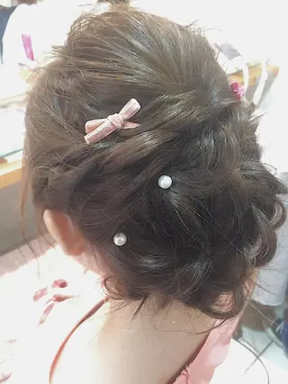 セミロング カラー ヘアアレンジ 可愛いを作る神 ナオヒロのヘアスタイル