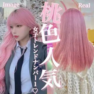 ロング カラー 🇰🇷韓国スタイル 🇰🇷友輝のヘアスタイル
