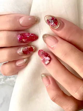 ネイル nail salon アルストロメリアのネイルデザイン