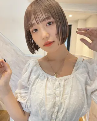 ショート カラー 🫧透明感ヘア🫧 🧸竹花　彩希🧸のヘアスタイル