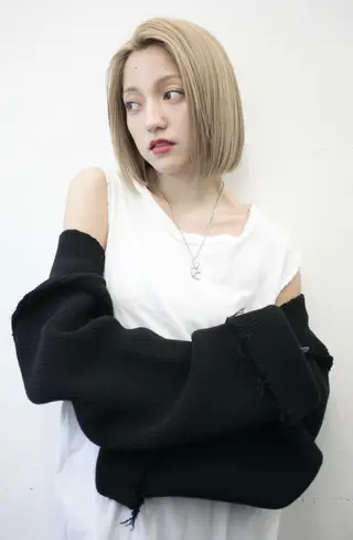 ミディアム カラー HARU//原宿🤍 リピート率NO.1のヘアスタイル