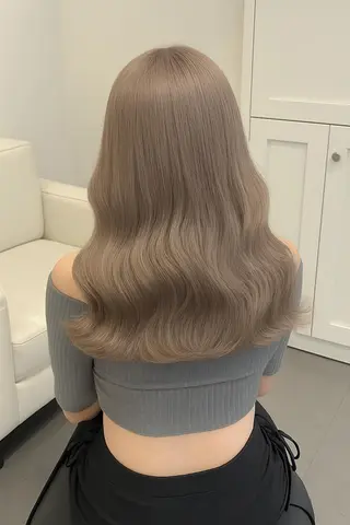 ロング カラー 淵野辺カラーモデル 募集🌼畔上のヘアスタイル