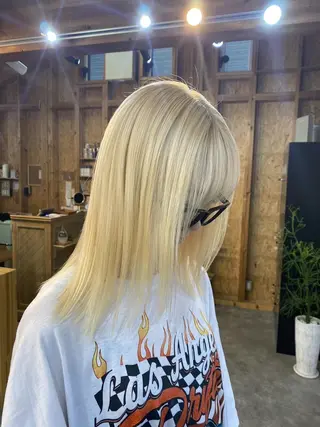 ミディアム 💕モテベージュ 🧡NANAKO🧡のヘアスタイル