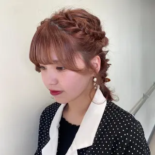 セミロング yuu/髪質改善 カラー🌛のヘアスタイル