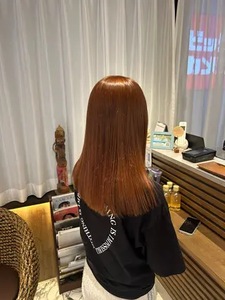 セミロング ナチュラルレイヤー |艶髪|AYAKOのヘアスタイル