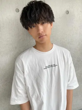 ミディアム カラー パーマ ヘアアレンジ メンズ キッズ メンズ特化美容師 aiの眉毛・アイブロウイメージ