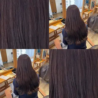 ロング カラー RINNO🌷透明感 カラー/髪質改善のヘアスタイル