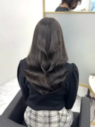 ロング カラー ヘアアレンジ ♦ブリーチなしカラー ×レイヤー♦中島良太のヘアスタイル