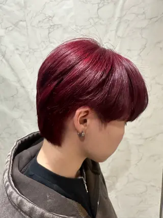 ショート カラー 福本 ルミのヘアスタイル
