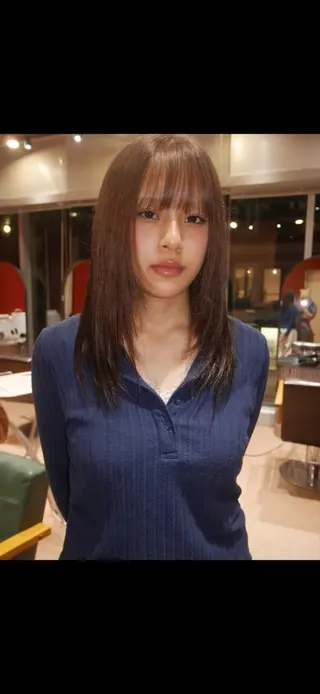 ミディアム カラー cope'u 美雨のヘアスタイル