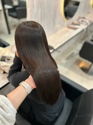 カラー 🌸友花/ハイトーン /エクステ/艶カラーのヘアスタイル