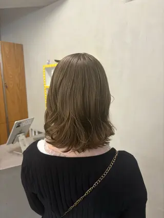 ミディアム カラー トレンドカラー🥣／ ヘアアレンジ✩.*˚のヘアスタイル