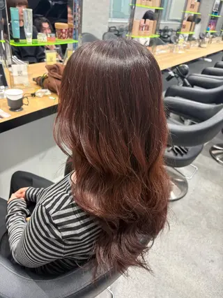 ロング カラー ヘアアレンジ 【韓国風艶髪】 金山 律🐈⬛のヘアスタイル