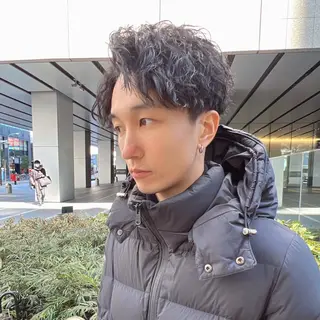 ショート パーマ メンズ Mizuki Yajimaのヘアスタイル