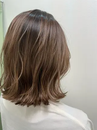 ミディアム カラー 髪質改善 makiuchiのヘアスタイル