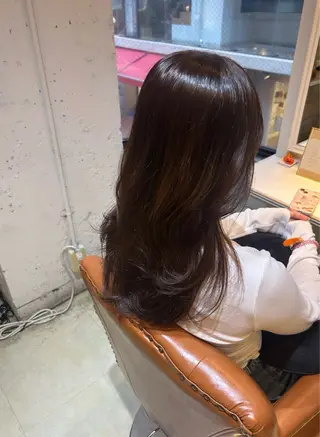 ミディアム 山本美月💓艶カラー 🐻暖色カラー💓のヘアスタイル