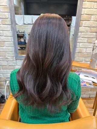 ロング 遠矢 怜奈のヘアスタイル