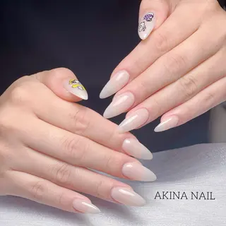 セミロング Akina Nail 亀戸のネイルデザイン