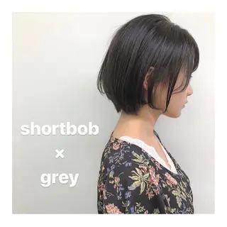 ショート カラー レイヤーボブ/ボブ 仲川和人のヘアスタイル