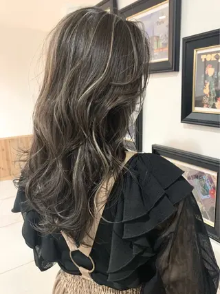 ロング カラー Wカラーレイヤーカ ット⚡️CHIAKIのヘアスタイル