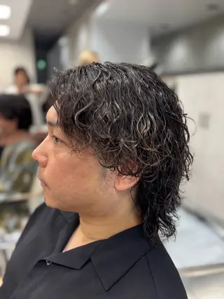 ショート パーマ メンズ メンズ特化韓国風 パーマスタイル/りんのヘアスタイル