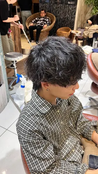 パーマ メンズ 新宿/メンズパーマ/ メンズ特化/和田瑞生のヘアスタイル