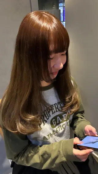 ロング 🍓ブリーチカラー 🎀nene🍓のヘアスタイル