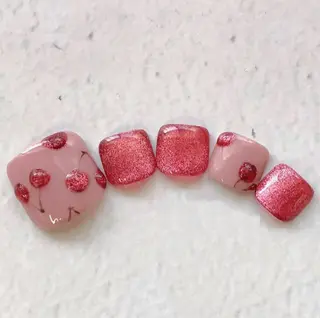 ネイル 🍒✨萌 萌✨🍒のネイルデザイン
