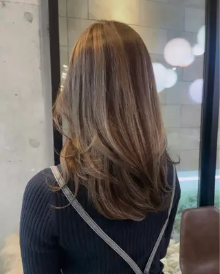 ロング カラー haruka ♡レイヤー/透明感のヘアスタイル