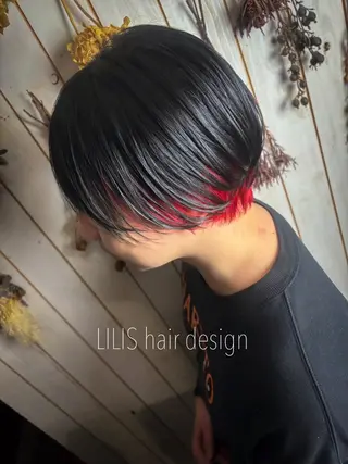 ショート カラー メンズ LILIS hair designのヘアスタイル