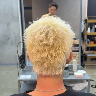 ショート カラー ヘアアレンジ メンズ MENIN メンズ サロン 望月 涼太のヘアスタイル
