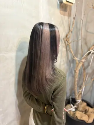 ロング カラー プルエクステ Ryoyaのヘアスタイル