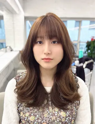ミディアム カラー ヘアアレンジ ✨綺麗が続くカット ✨/星野六三四のヘアスタイル