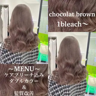 ロング カラー 色落ち綺麗🩰ハイ トーン🎀RINKAのヘアスタイル