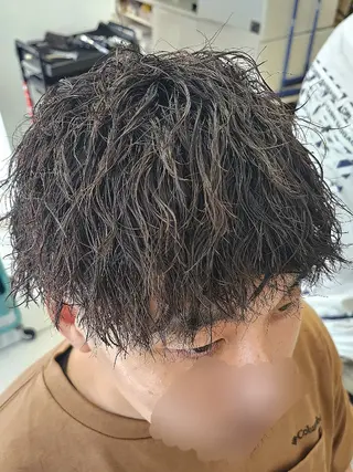 パーマ 🇰🇷ダウンパーマ 毛流れヘア🪽藤原のヘアスタイル