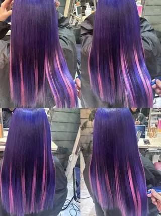 ロング カラー 佐伯 りょうのヘアスタイル
