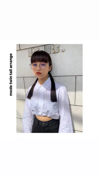 セミロング カラー パーマ ヘアアレンジ メンズ キッズ ネイル マツエク・マツパ アイブロウ hiro【沿線で叶う 似合わせhair】のヘアスタイル