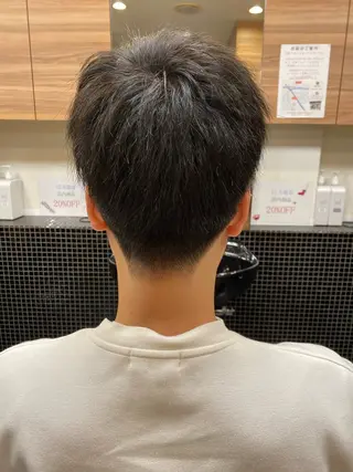 ショート メンズ メンズパーマモデル 大募集中のヘアスタイル