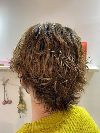 ショート パーマ メンズ メンズカットパーマ ✂️ JOYAのヘアスタイル