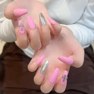 ネイル 韓国/ギャル/ モテまつげ🖤まりんのマツエク・マツパデザイン