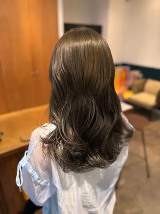 セミロング ☁️RIKA☁️ @ri2_____bのヘアスタイル