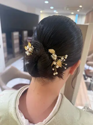 ミディアム ヘアアレンジ 韓国ヘアメイク🎀/ 縮毛矯正✨山本媛香のヘアスタイル