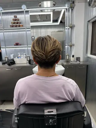 ショート メンズ 竹澤 千冬のヘアスタイル