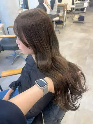ロング カラー ヘアアレンジ Himawari♡ 柔らかいカラーのヘアスタイル