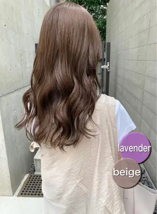 ロング ✨色持ちの良い艶 カラー✨蟹江真世のヘアスタイル