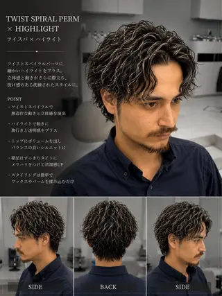カラー メンズ 全技術特化🥇 店長JUKIYAのヘアスタイル